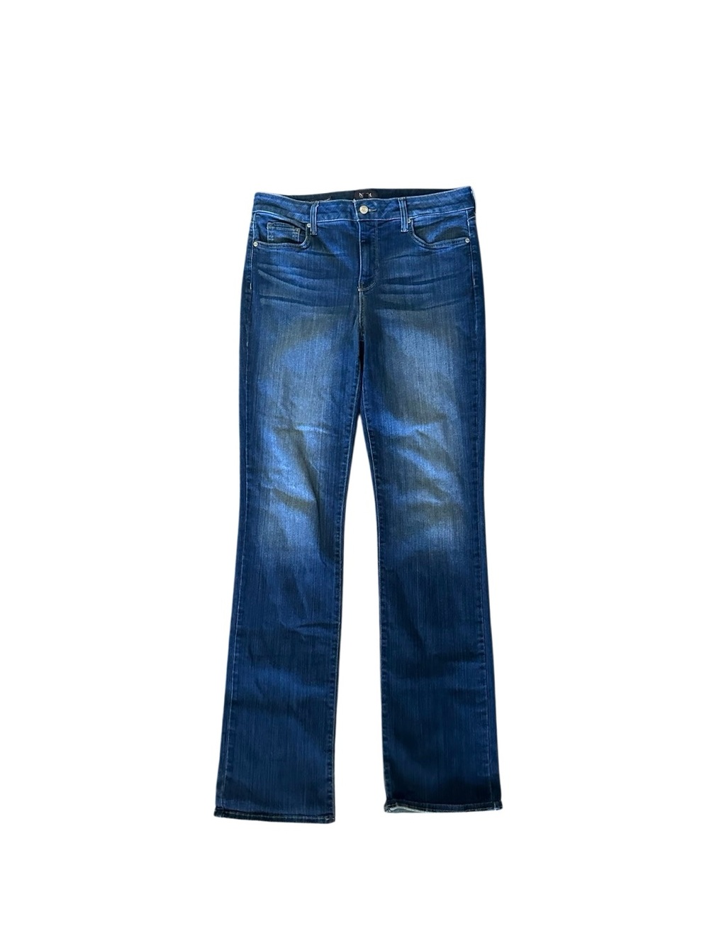 NYDJ Marilyn Straight Dark Wash Jeans. Extra Tall. Size 12 - Picture 5 of 11